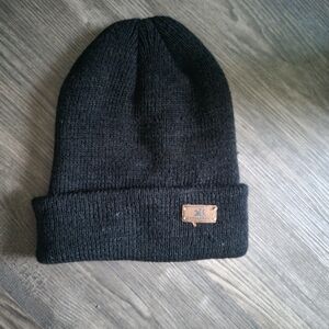Black Knitted Beanie